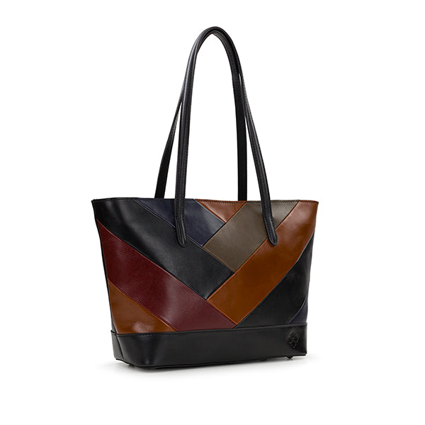 Patricia Nash Verzi Colorblock Retro Tote Handbag