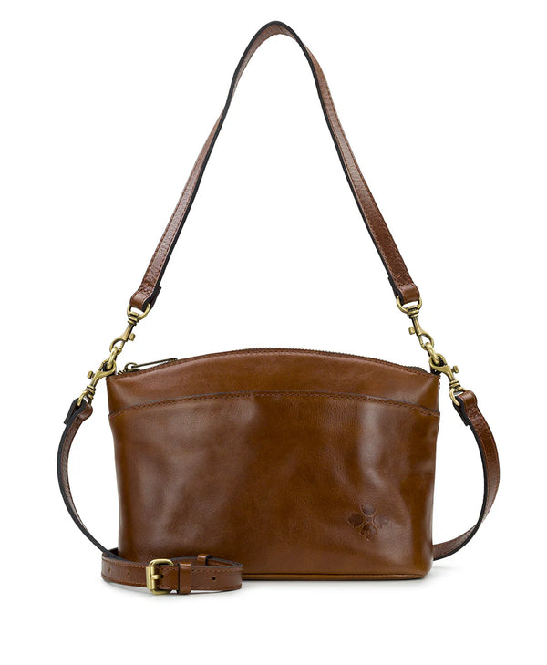Patricia Nash Arlee Vintage Distressed leather Crossbody Handbag