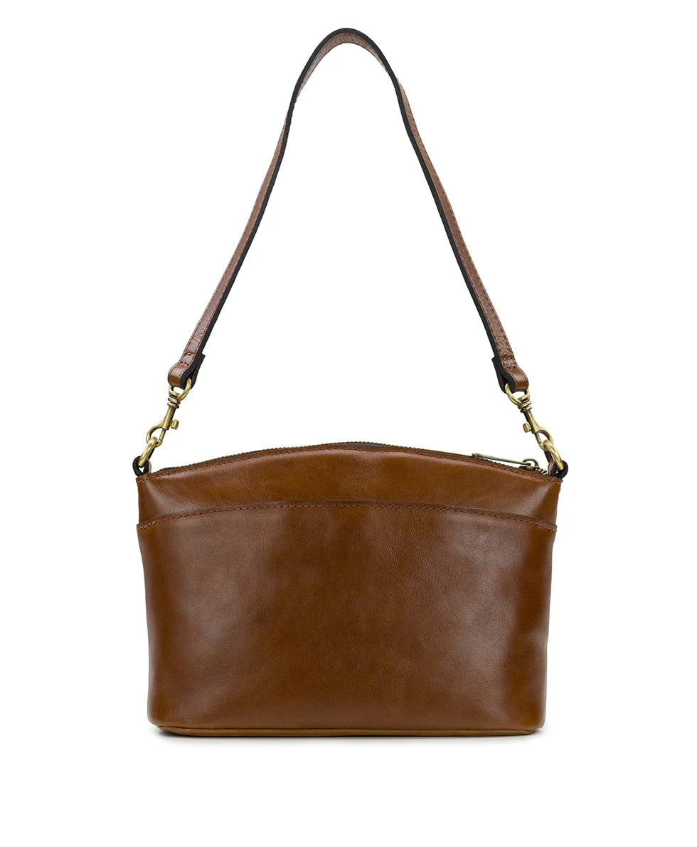 Patricia Nash Arlee Vintage Distressed leather Crossbody Handbag
