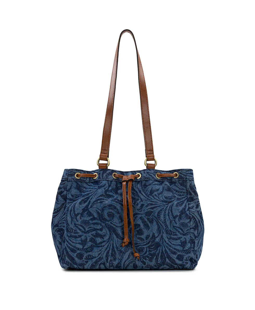 Patricia Nash Mouliana Drawstring Satchel Handbag