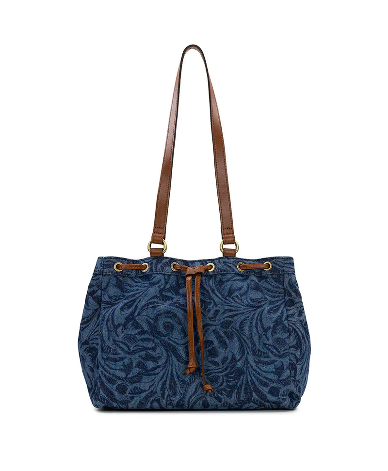 Patricia Nash Mouliana Drawstring Satchel Handbag