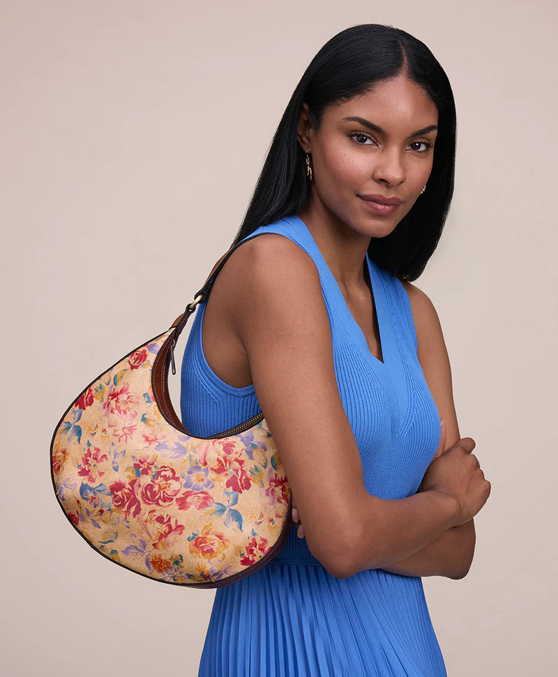 Patricia Nash Coco Crescent Hobo Handbag