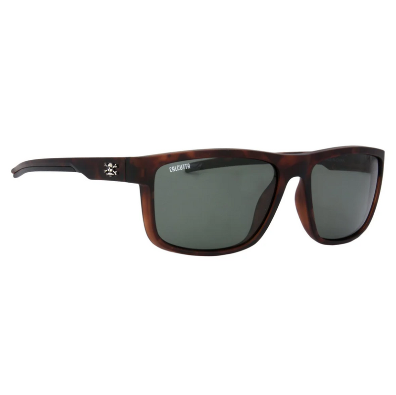 Calcutta Palma Sola Matte Tortoise Frames - Gray Lens - Polarized Sunglasses