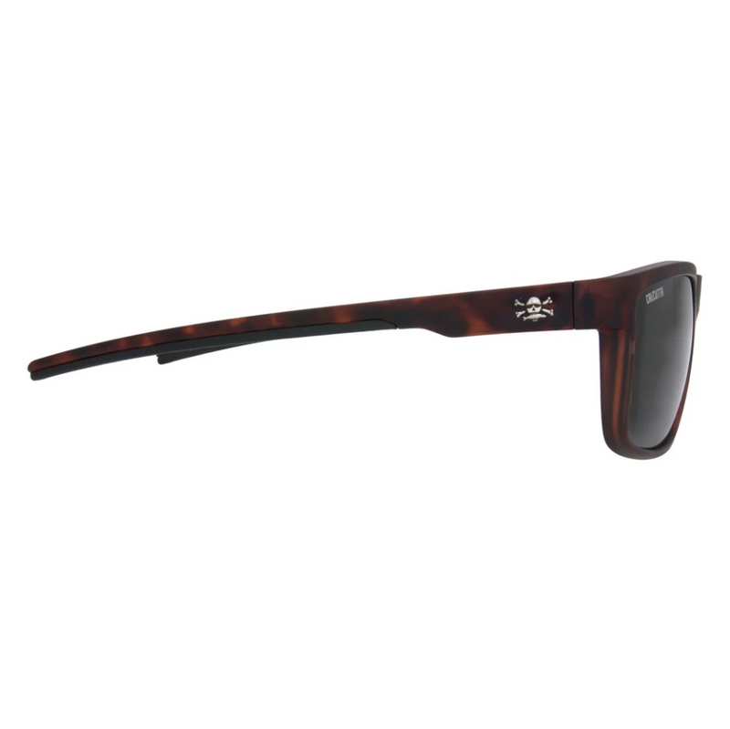 Calcutta Palma Sola Matte Tortoise Frames - Gray Lens - Polarized Sunglasses