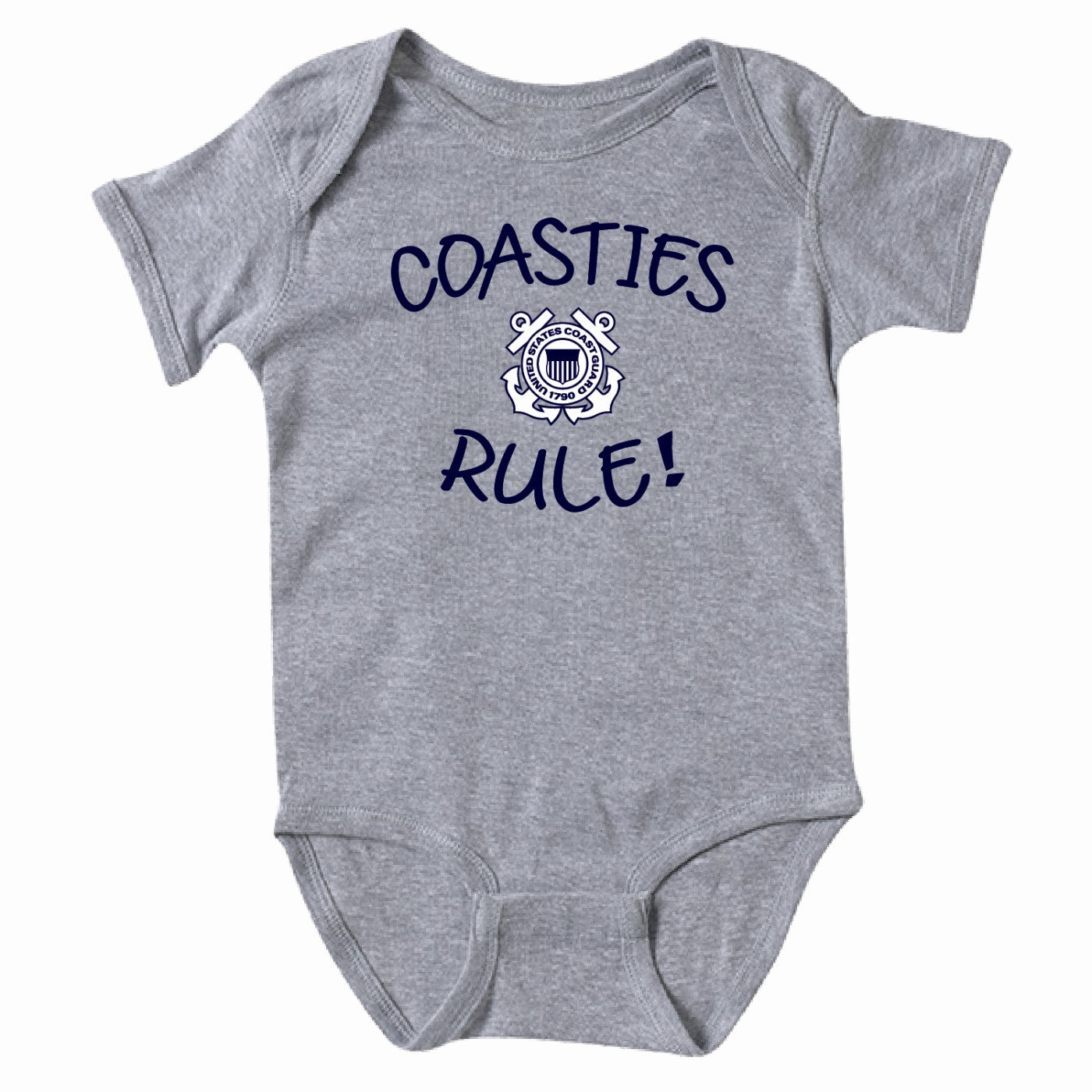 Coast Guard Infant Coasties Rule! Onesie