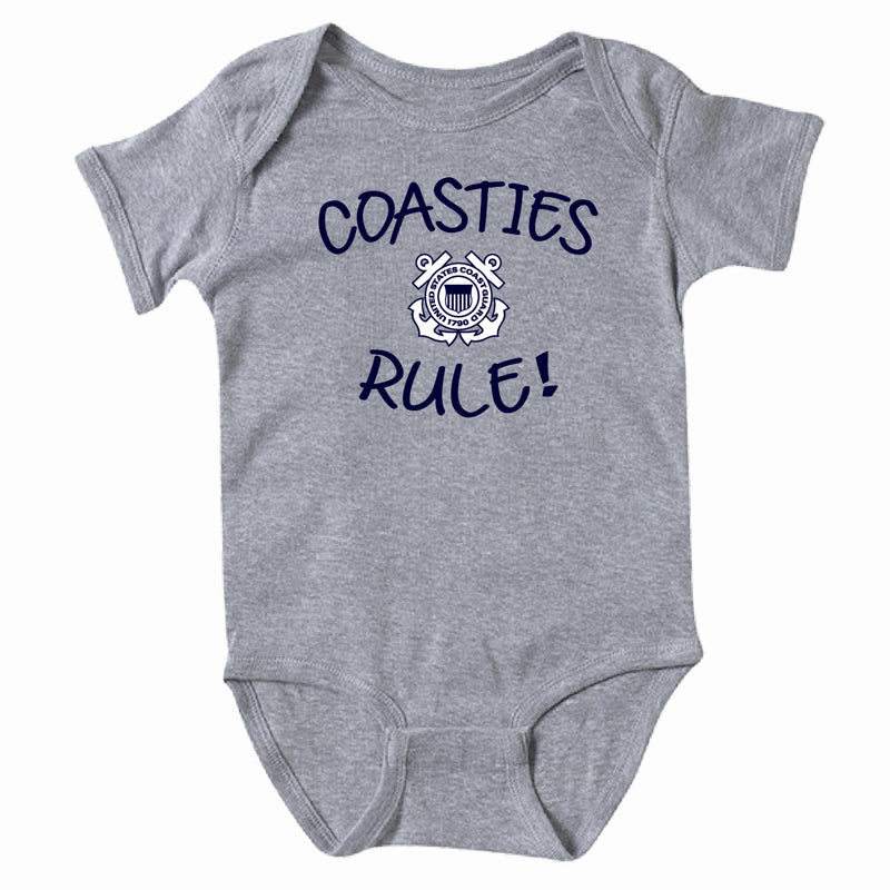 Coast Guard Infant Coasties Rule! Onesie