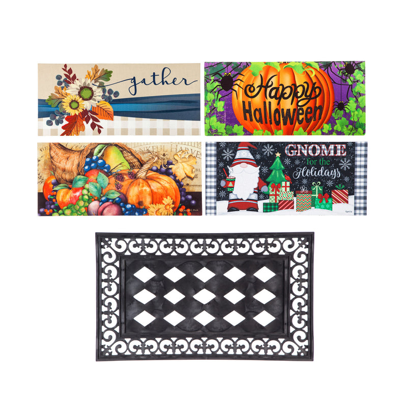 Evergreen Sassafras Fall Holiday Set of 5