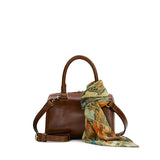 Patricia Nash Rodez Satchel Handbag with Scarf