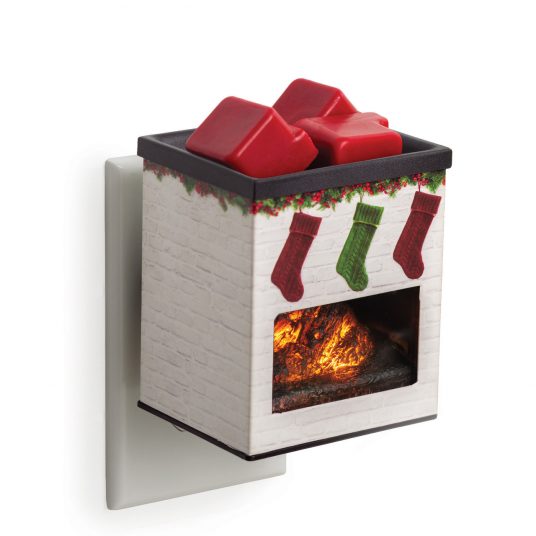 Candle Warmers Etc. Holiday Fireplace Pluggable Fragrance Warmer