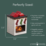 Candle Warmers Etc. Holiday Fireplace Pluggable Fragrance Warmer