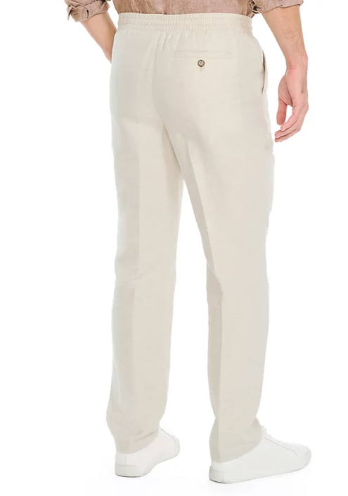 【SCENERITY】Ocean Linen Slacks Knits Linen Slacks - SCENERITY | 60% - Asian Fashion Online