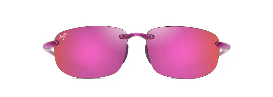 Maui Jim Ho'okipa Shiny Transparent Cyclamen Pink Frame - Maui Maui Jim Ho'okipa Shiny Transparent Cyclamen Pink Frame - Maui