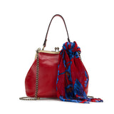 Patricia Nash Laureana Frame Satchel Handbag With Scarf