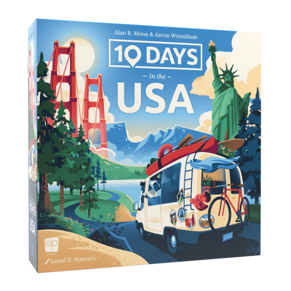 The OP Games 10 Days In The USA Board Game