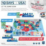 The OP Games 10 Days In The USA Board Game