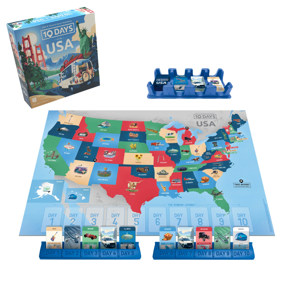 The OP Games 10 Days In The USA Board Game