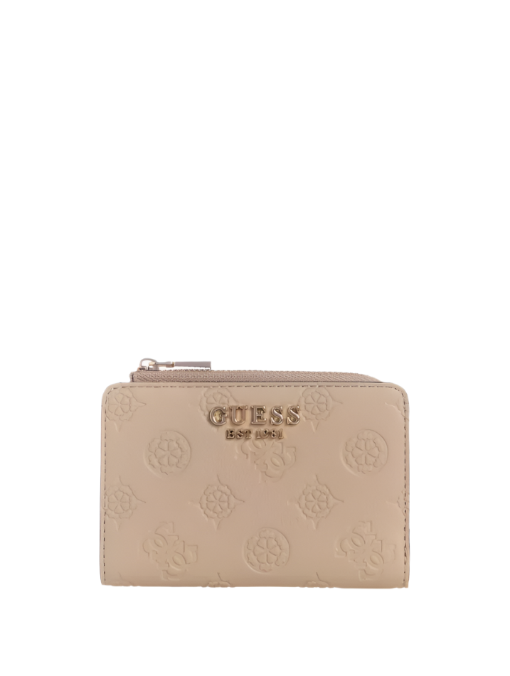 GUESS Phoebe Debossed Zip Around Card Case