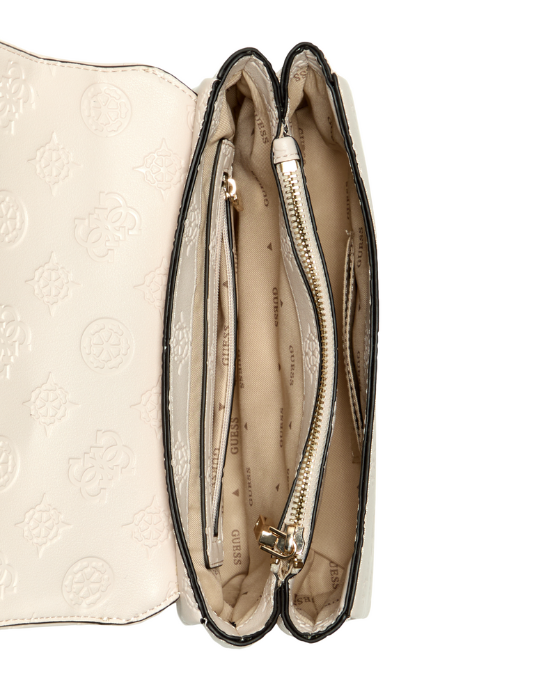 GUESS Tisha Top Handle Flap Crossbody Handbag