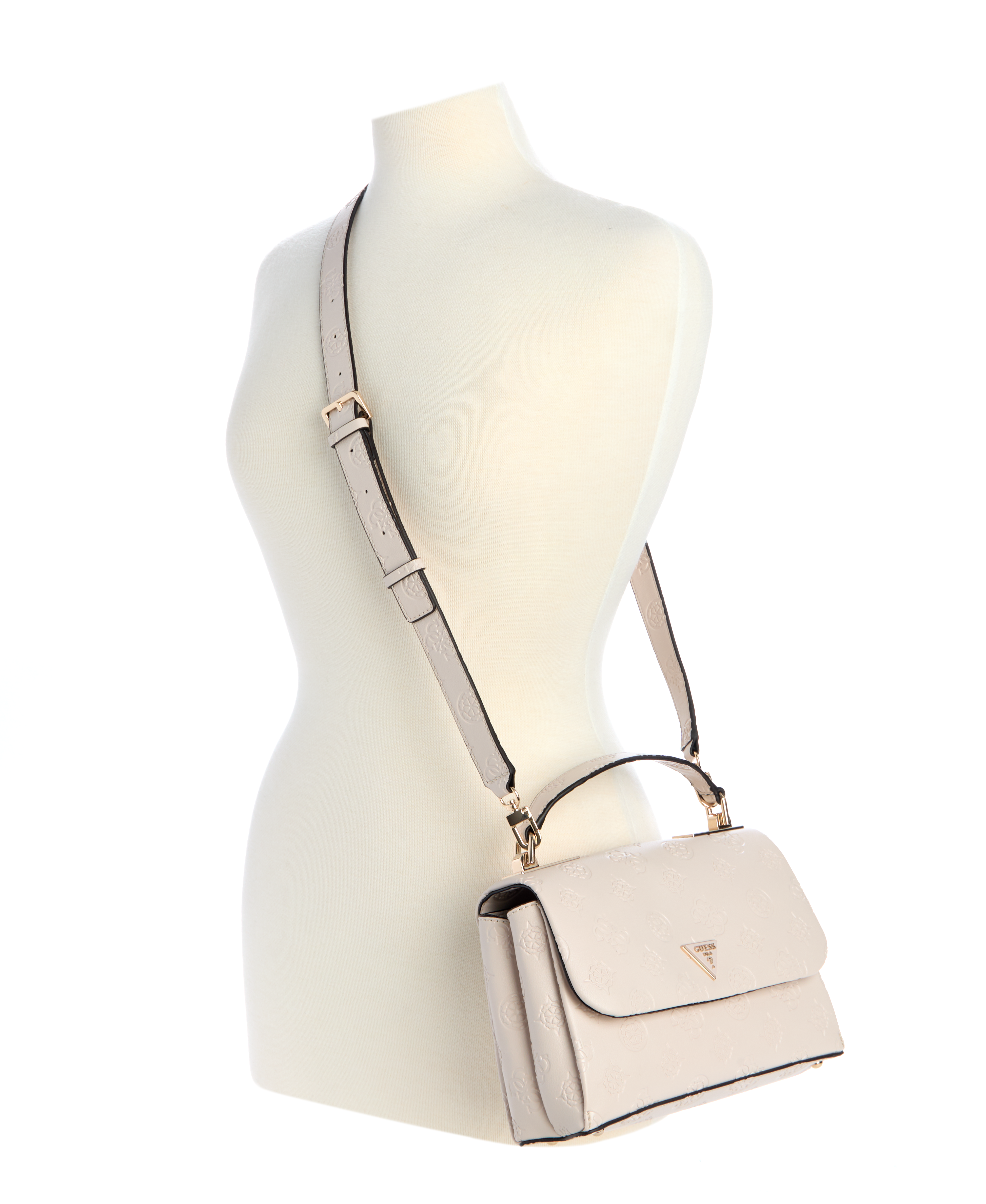 GUESS Tisha Top Handle Flap Crossbody Handbag