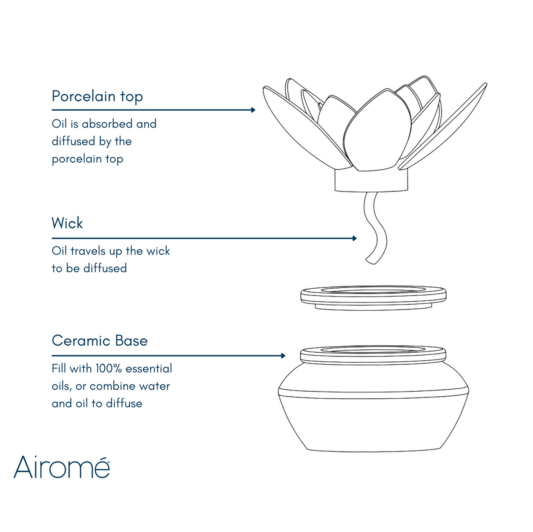 Airomé Bloom Porcelain Passive Diffuser