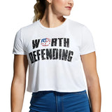 Born Primitive Womens Worth Defending Crop Short Sleeve T-Shirt