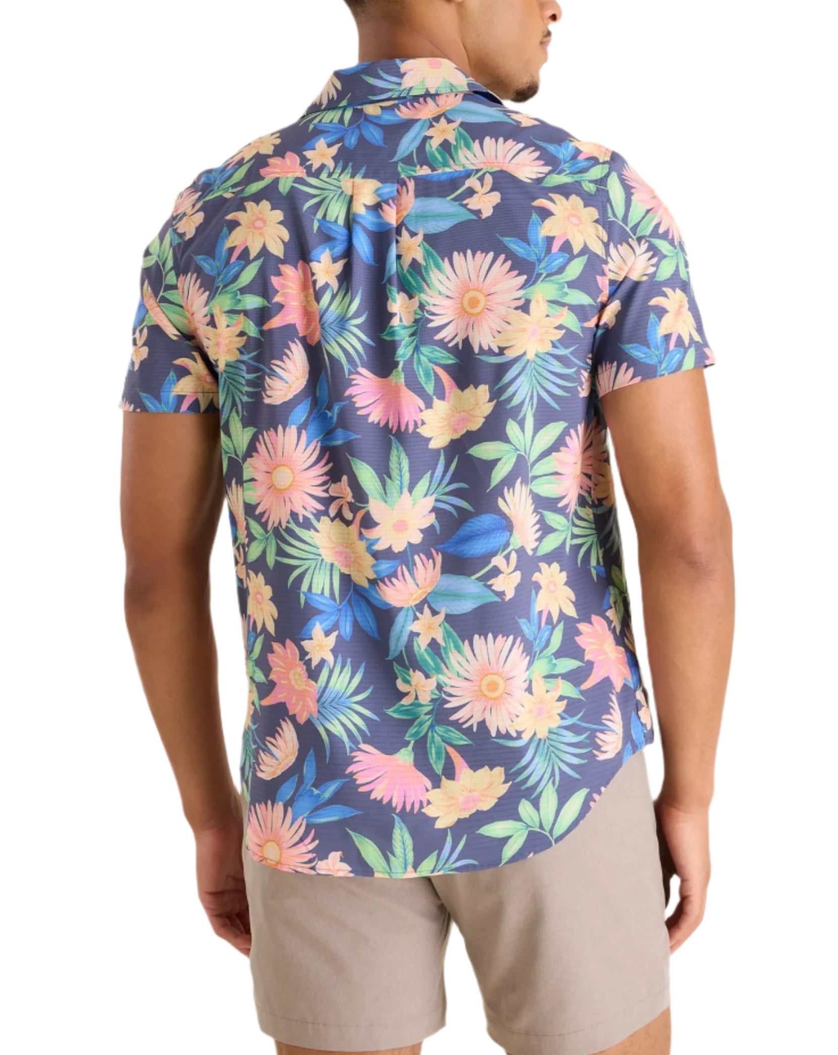 Chubbies Mens The Big Bloomer Breezetech Button-Up Shirt