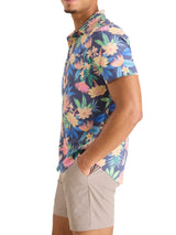 Chubbies Mens The Big Bloomer Breezetech Button-Up Shirt