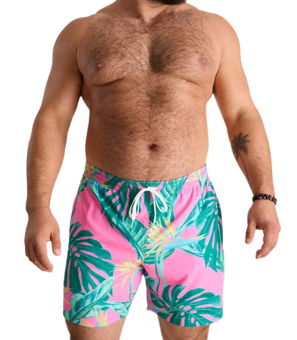 Chubbies Mens The Birds Of Paradise 5.5" Classic Swim Trunks