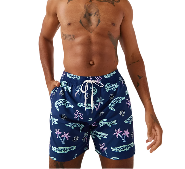 Chubbies Mens The Neon Glades 5.5" Classic Swim Trunks