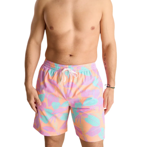 Chubbies Mens The Posh Palms 7" Classic Swims Trunks