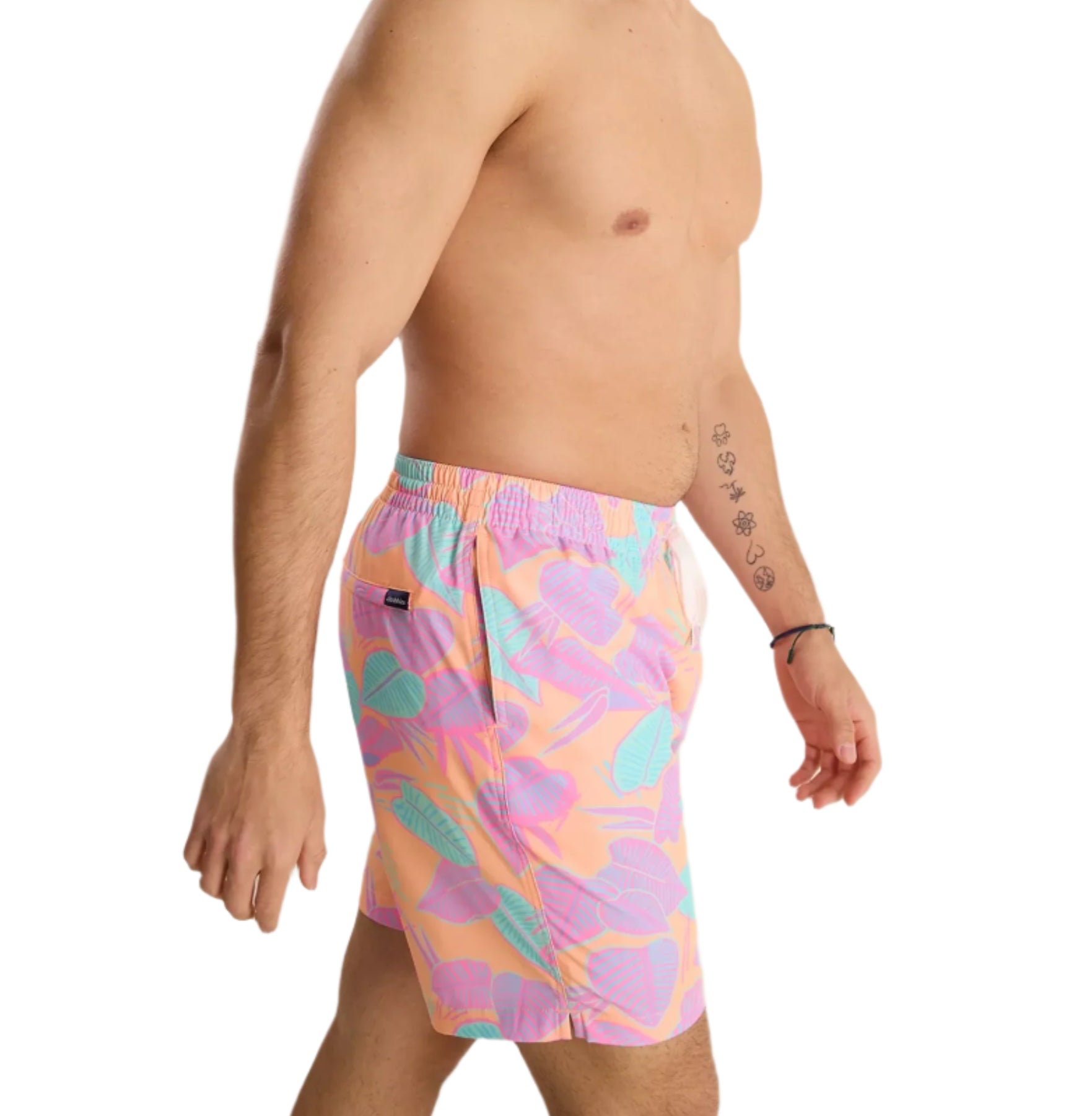 Chubbies Mens The Posh Palms 7" Classic Swims Trunks