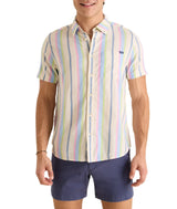 Chubbies Mens The Soft Serve Resort Weave Short Sleeve Shirt