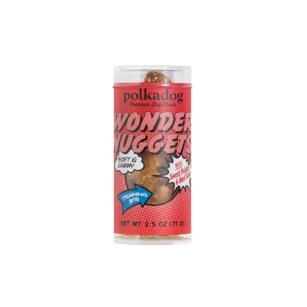 Polkadog Wonder Nuggets Beef Sweet Potato Mini Pet Treats - 2.5 oz.