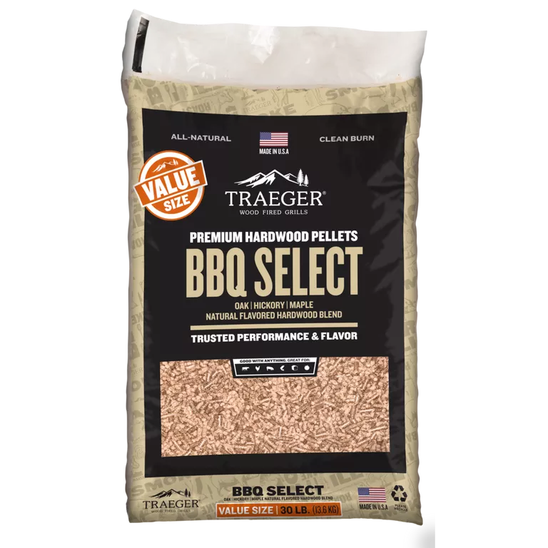 Traeger BBQ Select Wood Pellets - 30 lbs.