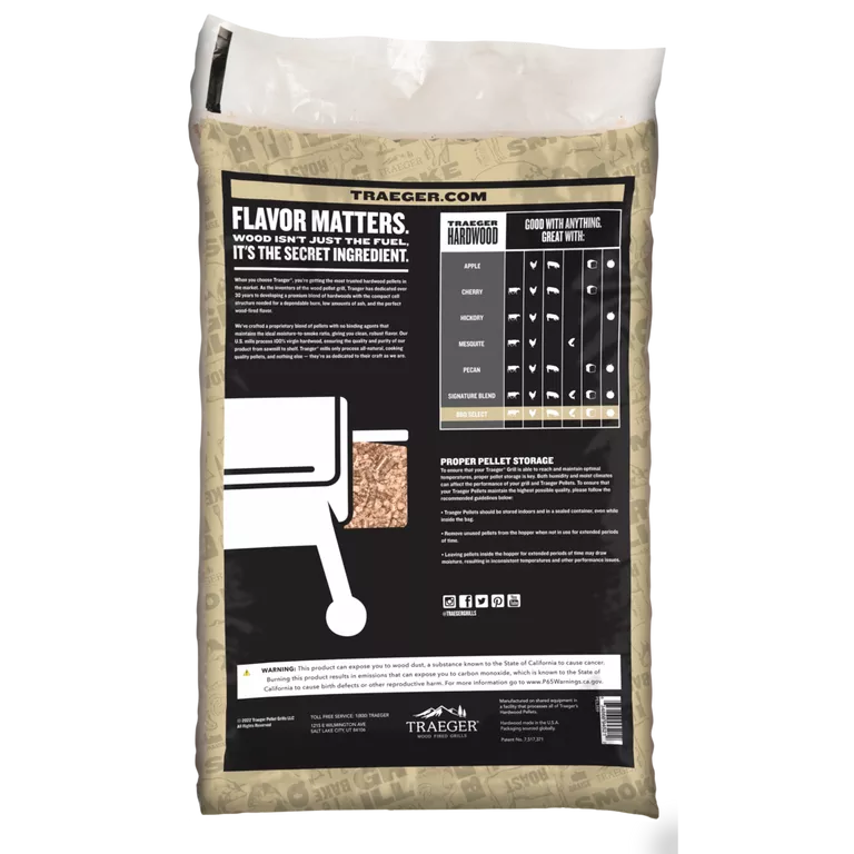 Traeger BBQ Select Wood Pellets - 30 lbs.