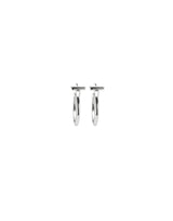 UNOde50 Its Electrifying Silver-Plated Hoop Earrings