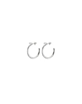 UNOde50 Its Electrifying Silver-Plated Hoop Earrings