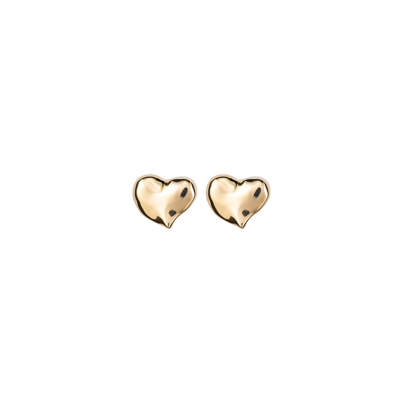 UNOde50 Gold-Plated Heart Shaped Earrings