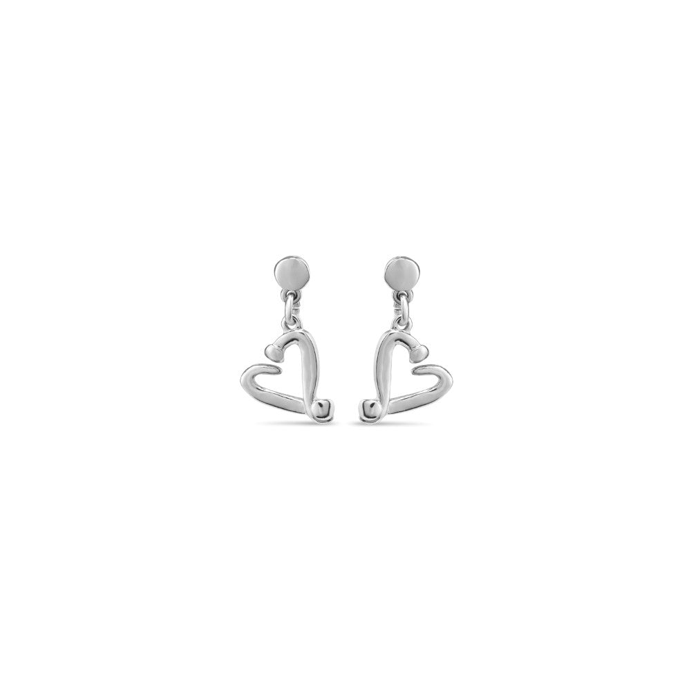 UNOde50 One Love Silver Plated Earrings