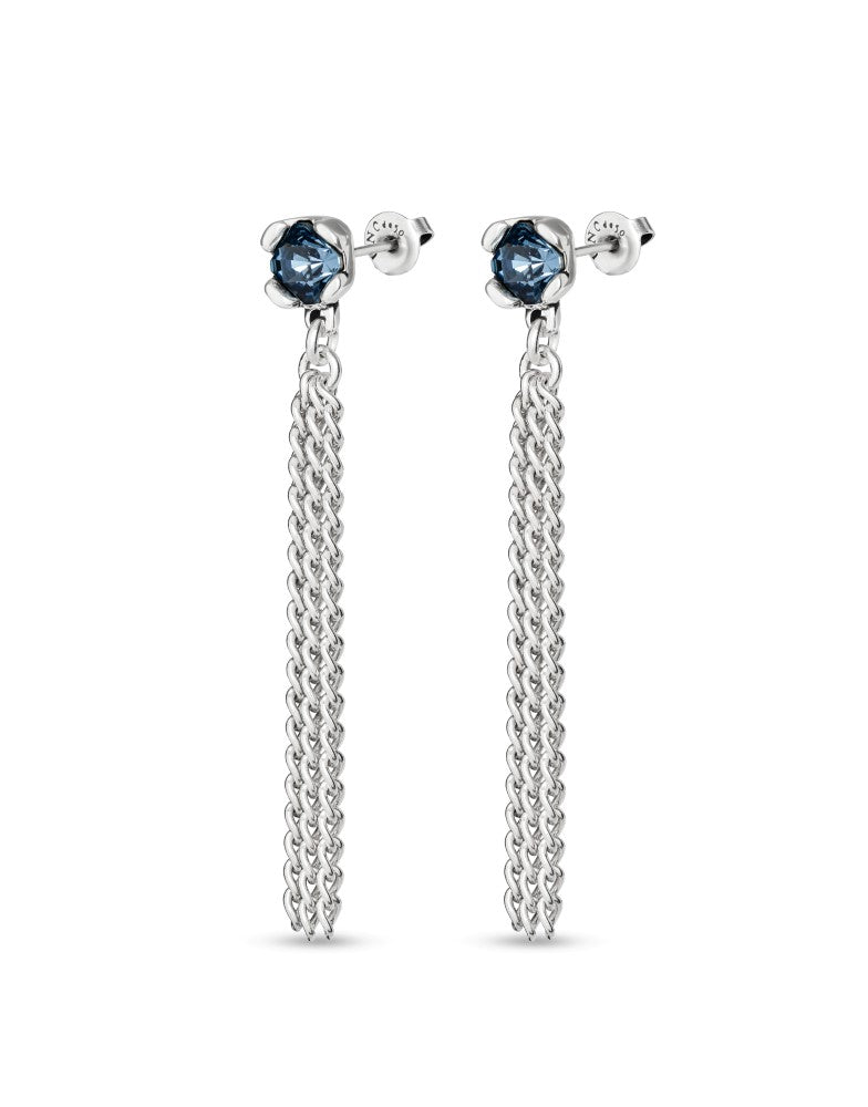 UNOde50 Electric Silver Plated Earrings