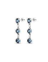 UNOde50 Sublime Blue Silver Plated Earrings