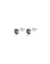 UNOde50 Aura Blue Silver Plated Earrings