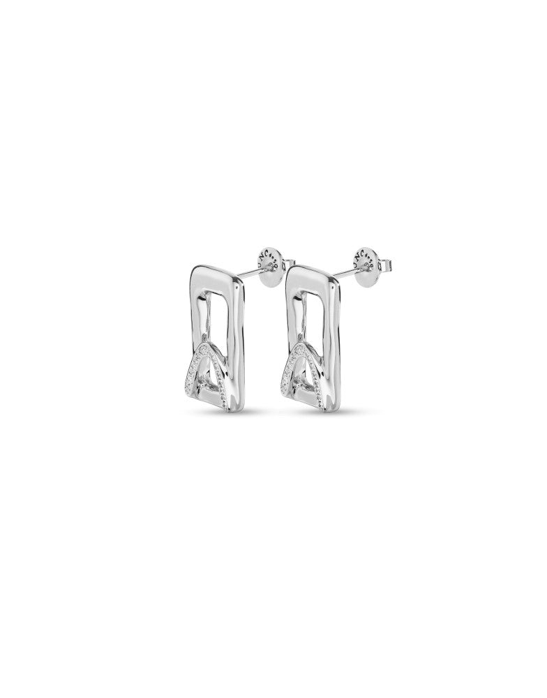 UNOde50 Stand Out Topaz Silver Plated Earrings