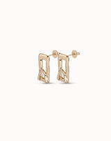 UNOde50 Stand Out Topaz Gold Plated Earrings