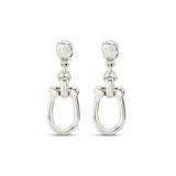 UNOde50 Serotonin Silver-Plated Link Earrings