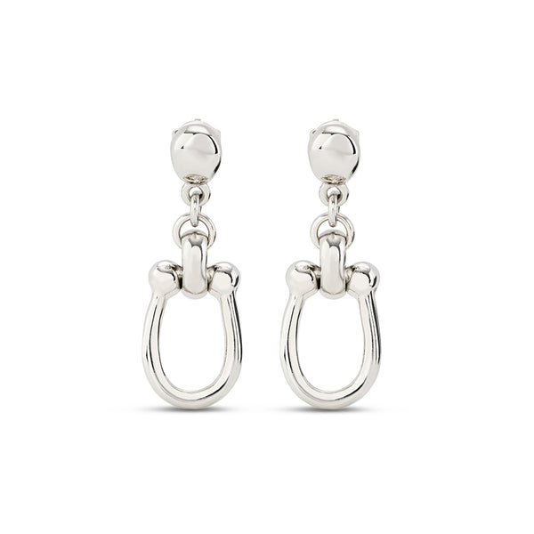 UNOde50 Serotonin Silver-Plated Link Earrings