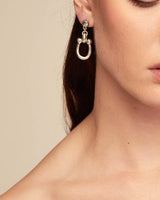 UNOde50 Serotonin Silver-Plated Link Earrings