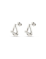UNOde50 Youthful Silver-Plated Oval Link Drop Earrings