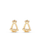 UNOde50 Youthful Gold-Plated Oval Link Drop Earrings