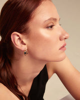 UNOde50 Vital Gold-Plated Crystal Hoop Earrings